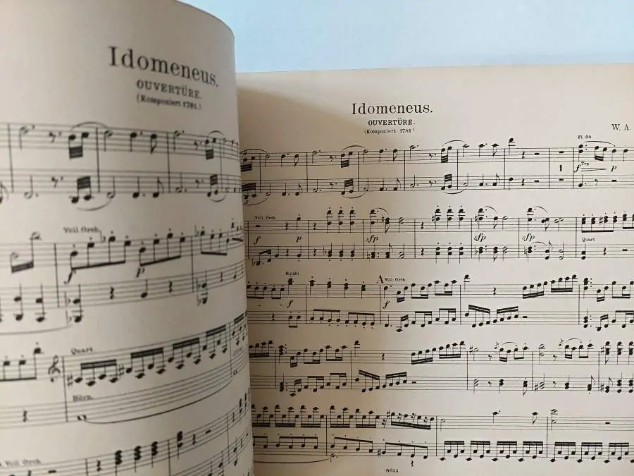 W. A. Mozart Ouvertüren Předehry pro 4 ruce