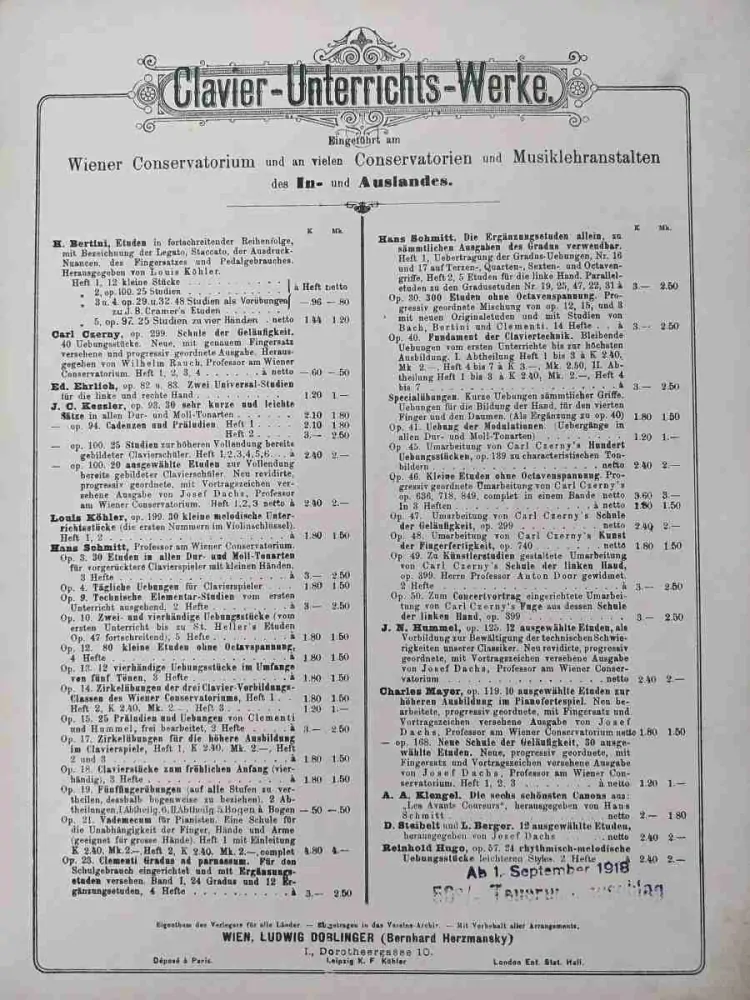Charles Mayer Etudes op. 119 díl. 1