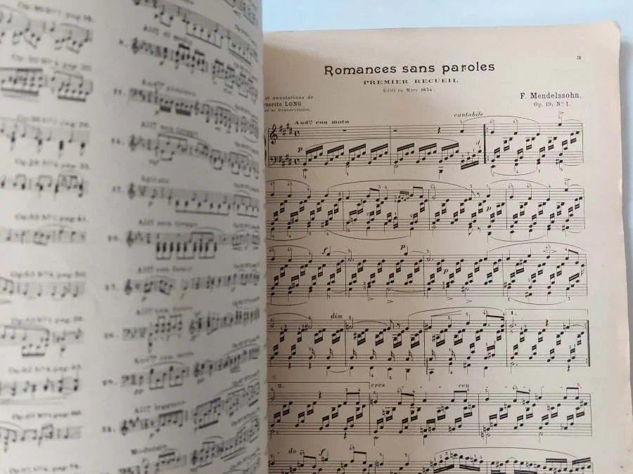 Mendelssohn Romances Sans Paroles