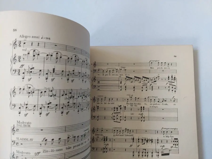 Bedřich Smetana - Dalibor - klavírní výtah