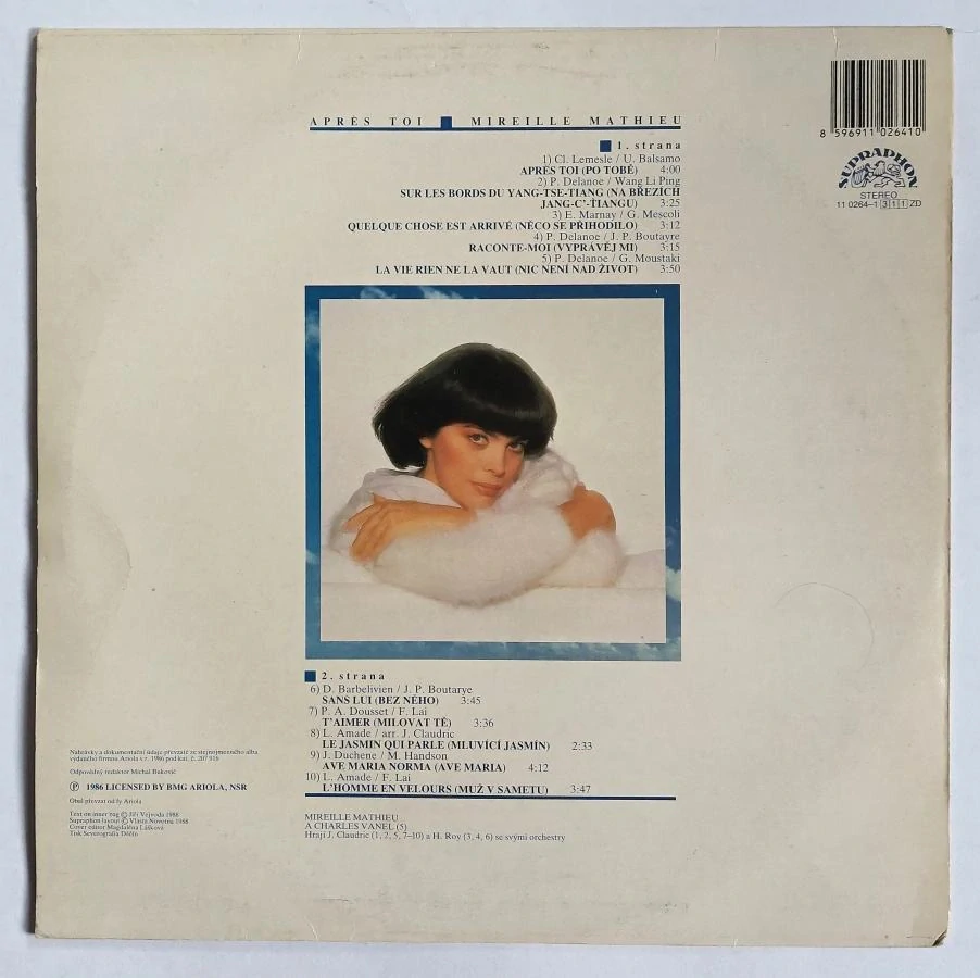 LP Mireille Mathieu - Après Toi