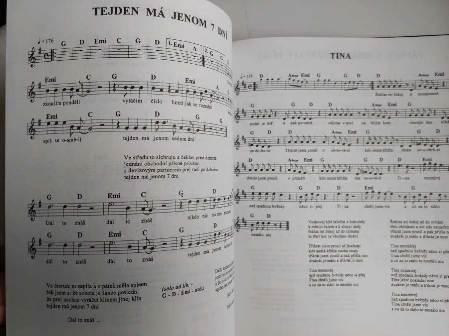 Zpěvník Písně Janka Ledeckého od A do Ž