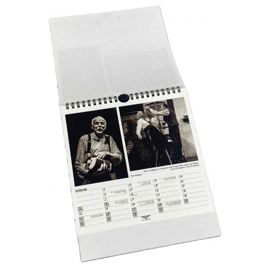 Nástěnný kalendář Divadla Járy Cimrmana 2025 