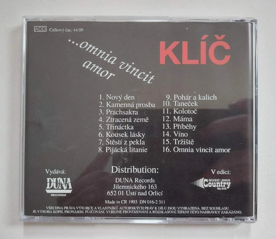 CD Klíč - Omnia vincit amor