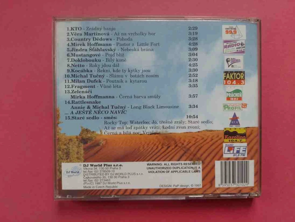COUNTRY PÍSNIČKY Z RÁDIA , CD