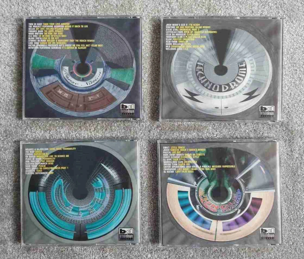 4 CD CLUB 2 DEF House Nation , Technodrome , Jungle Bass Camp , Chill
