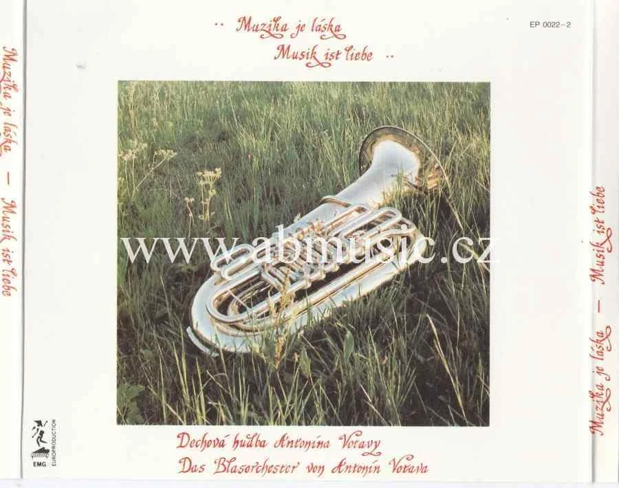 CD Muzika je láska - Dechová hudba Antonína Votavy