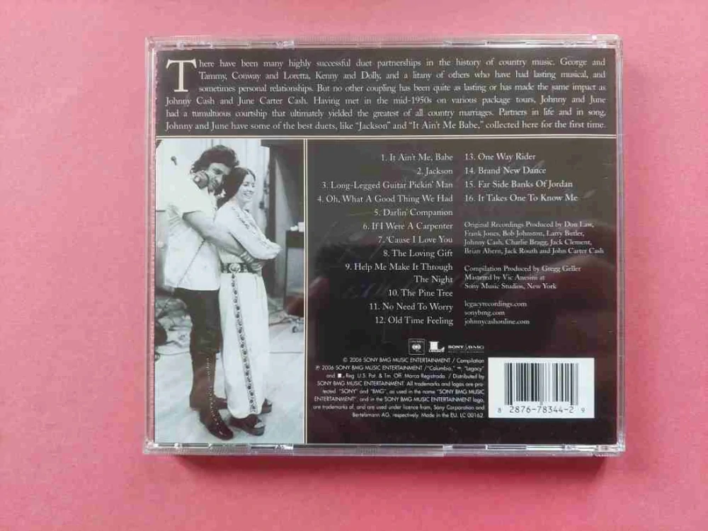 DVD Johnny Cash & Carter Cash - Duets