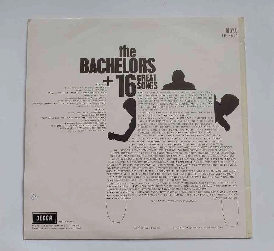 LP The Bachelors + 16 Great Songs