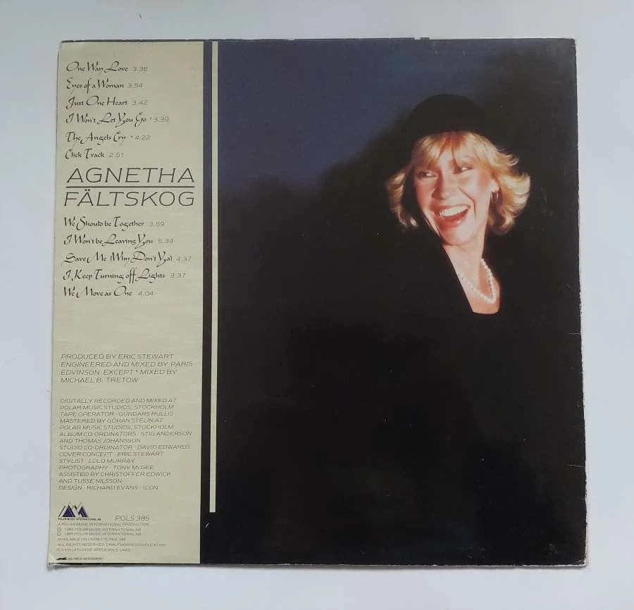 LP Agnetha Faltskog Eyes of a Woman