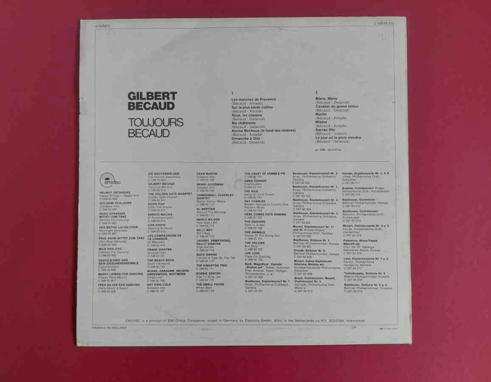 LP Gilbert Becaud - Toujours Becaud