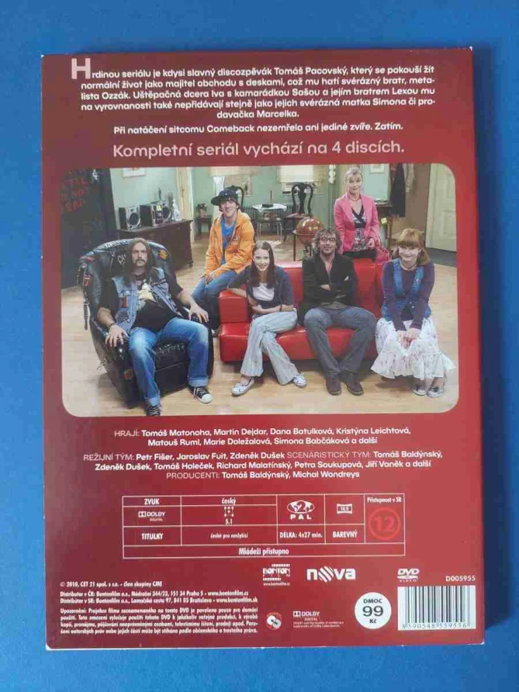 DVD Comeback 9. - 12. díl 