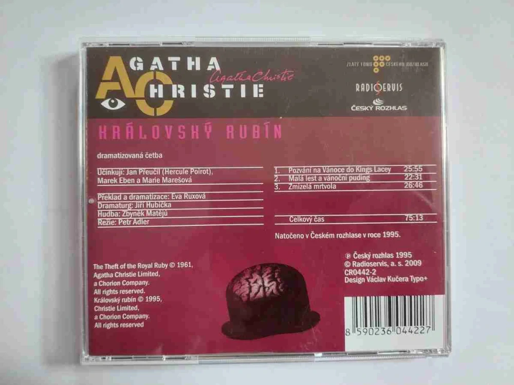CD Agatha Christie - Královský rubín