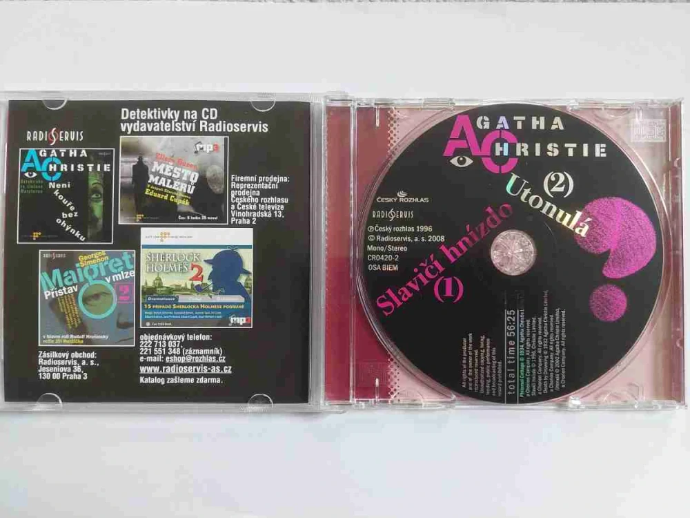 CD Agatha Christie - Slavičí hnízdo / Utonulá