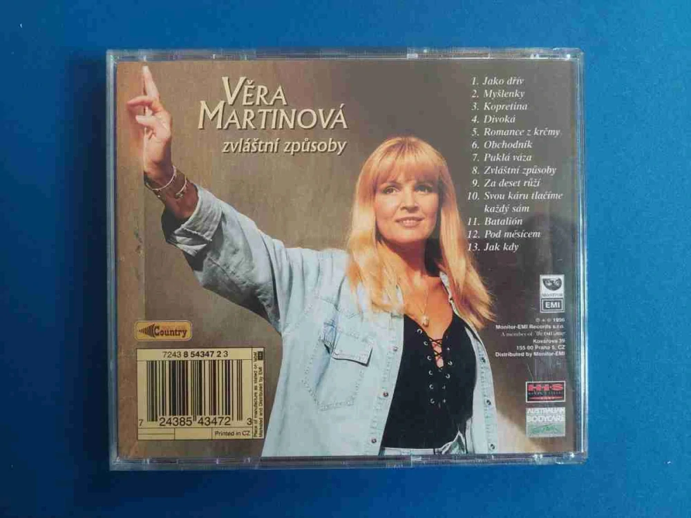 CD Věra Martinová - Zvláštní způsoby
