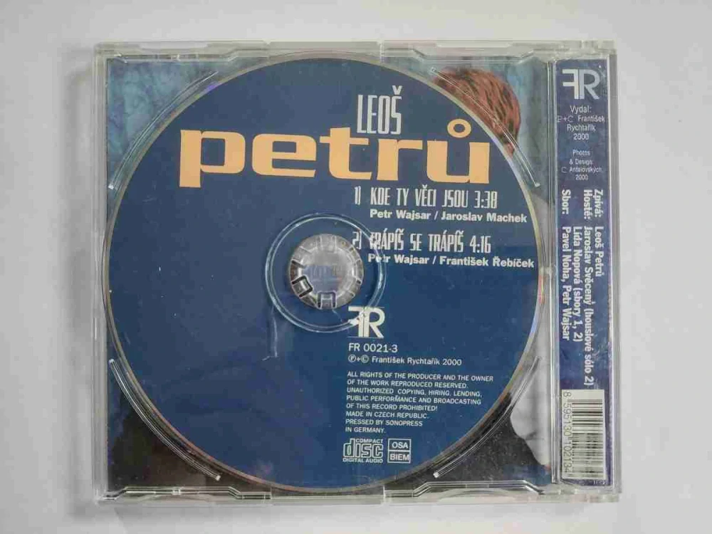 CD Leoš Petrů Single RARE !!!