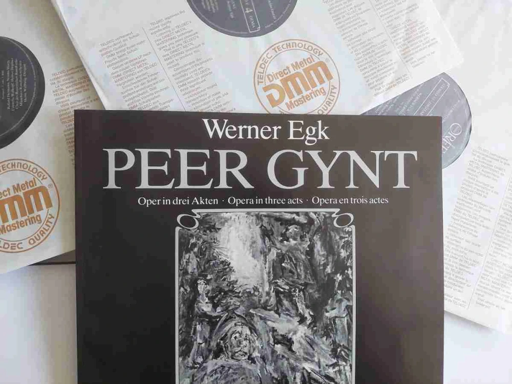 3 LP Werner Egk - Peer Gynt