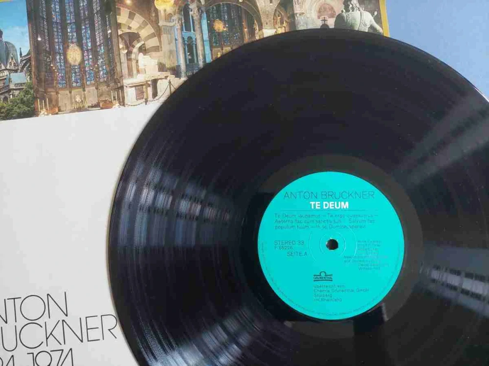 LP Anton Bruckner Tedeum 1824-1974