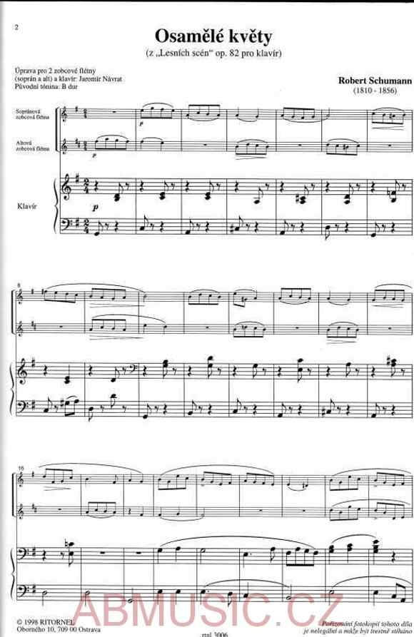 Robert Schumann - Osamělé květy op.82