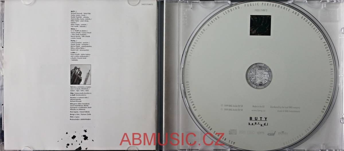BUTY - Kapradí 1999 , CD