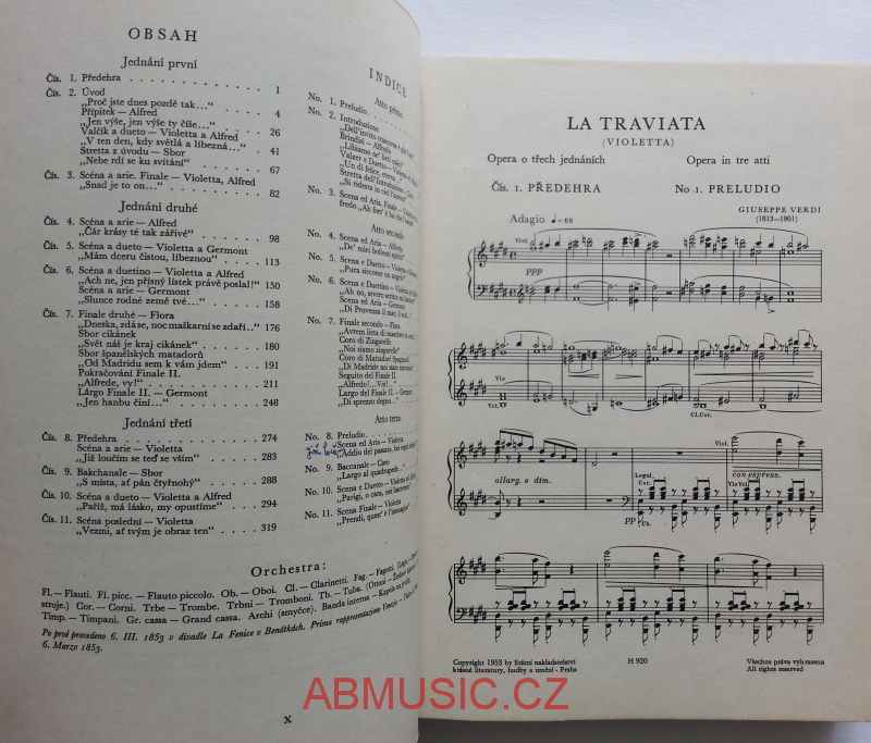 Giuseppe Verdi - La Traviata noty