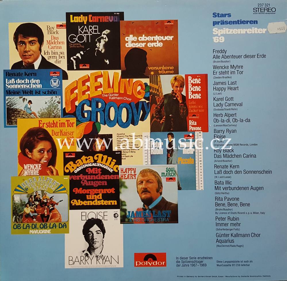 LP Spitzenreiter 69 Karel Gott - Lady Carneval ...