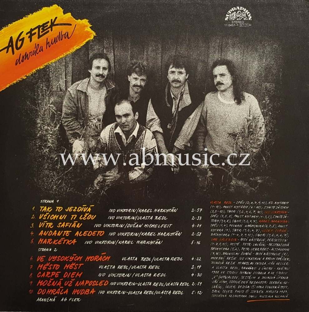 LP AG FLEK - Dohrála hudba