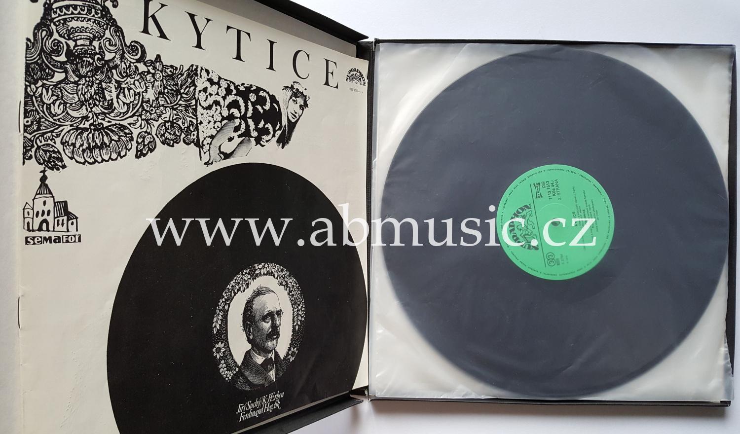 3 LP KYTICE - Jiří Suchý / K. J. Erben , Ferdinand Havlík BOX