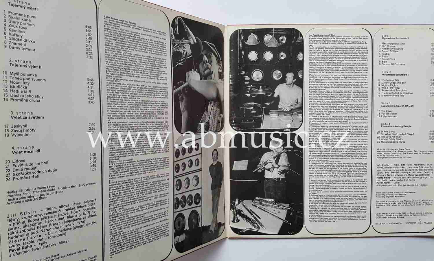 2 LP Jiří Stivín & Pierre Favre - Výlety