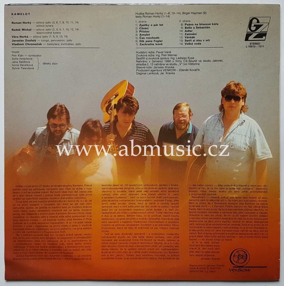 LP Kamelot - Zachraňte koně 1990