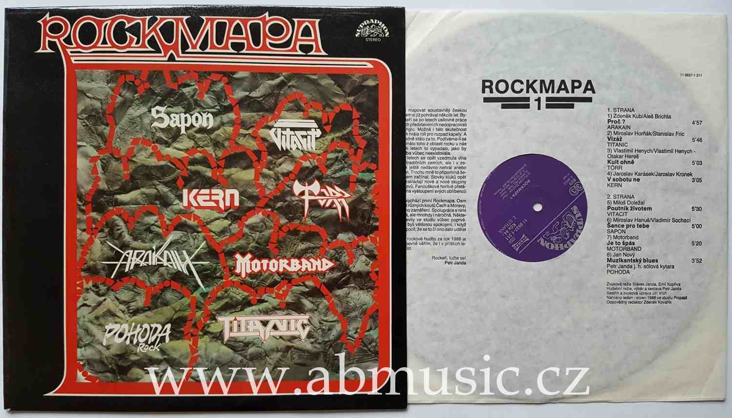 LP Rockmapa 1 , 1989