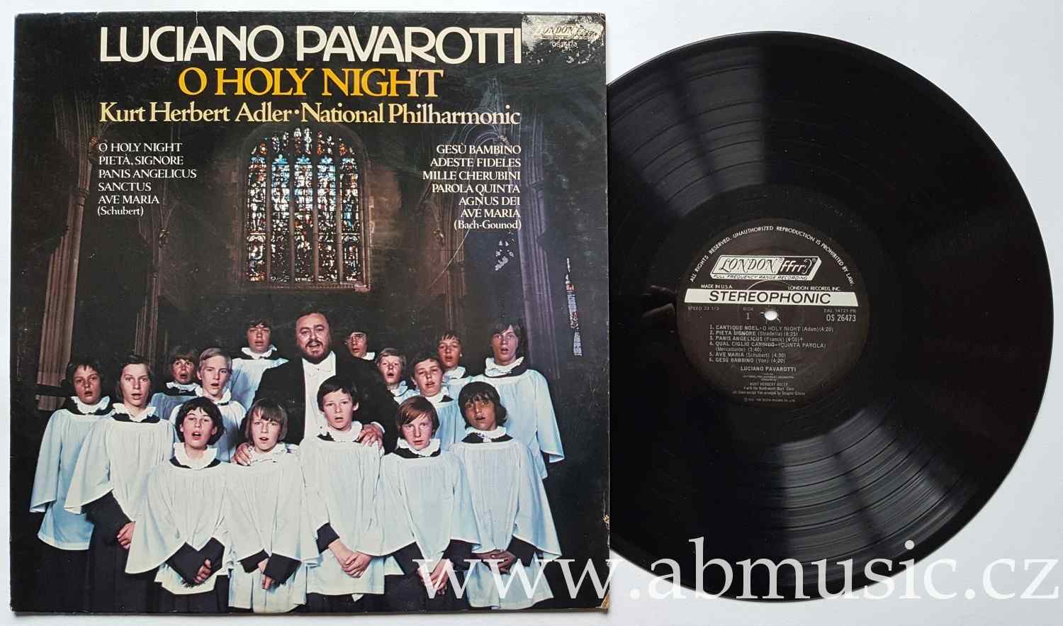 LP Luciano Pavarotti - O Holy Night