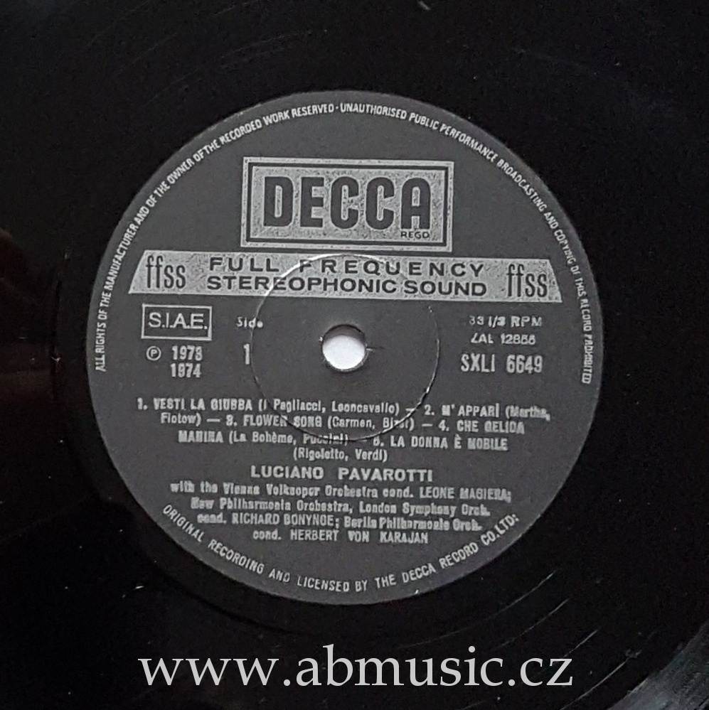 LP Luciano Pavarotti - Arias By Verdi And Donizetti