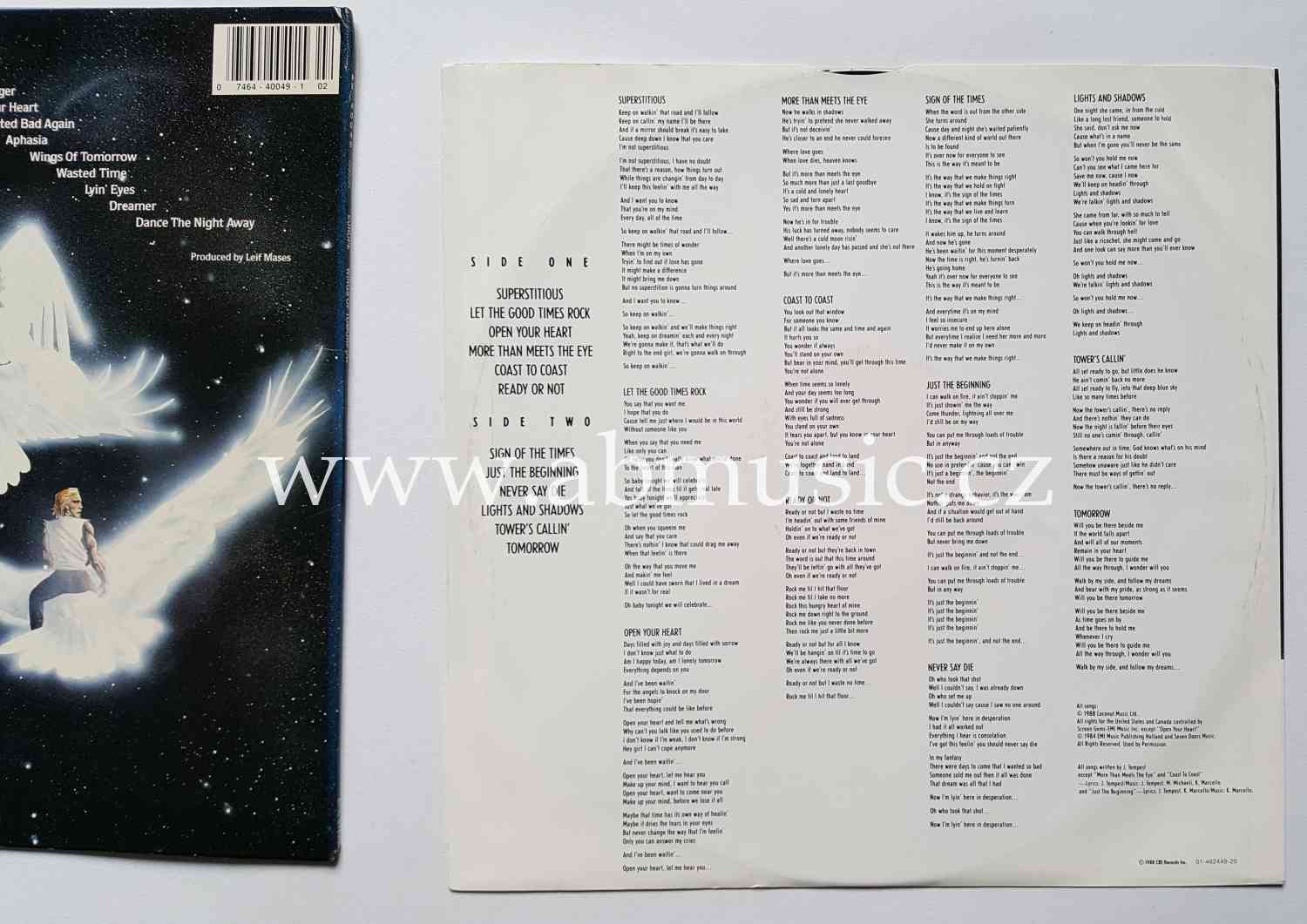 LP EUROPE - Wings Of Tomorrow