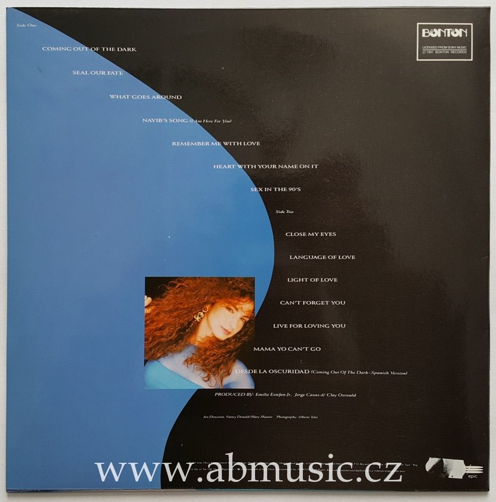LP Gloria Estefan - Into The Light 1991 BONTON
