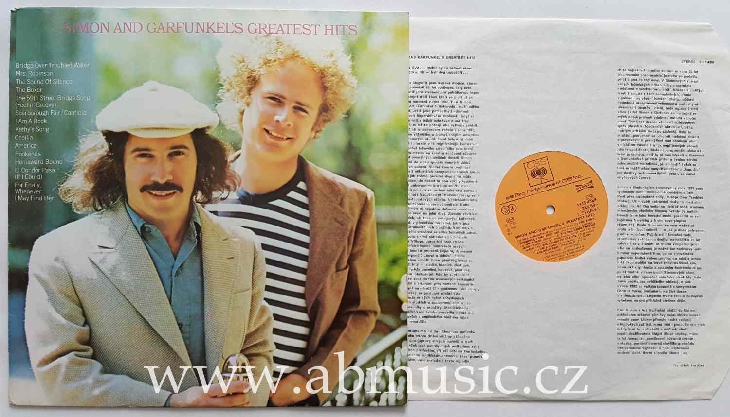 LP Simon And Garfunkel's Greatest Hits