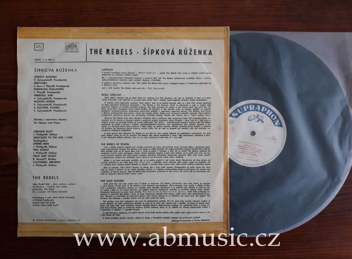 LP The Rebels Šípková Růženka
