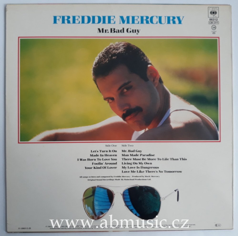 LP Freddie Mercury - Mr. Bad Guy ( QUEEN )