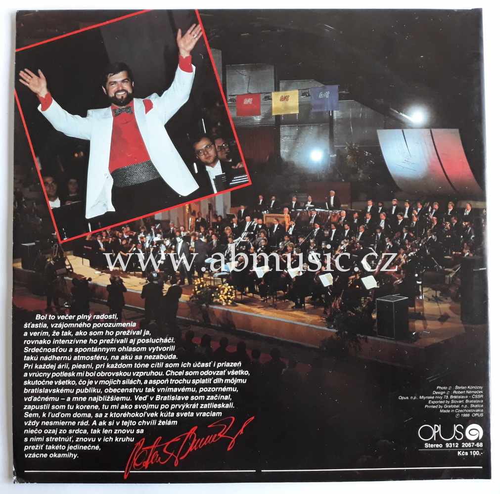 LP Peter Dvorský - In Concert - LP deska / vinyl