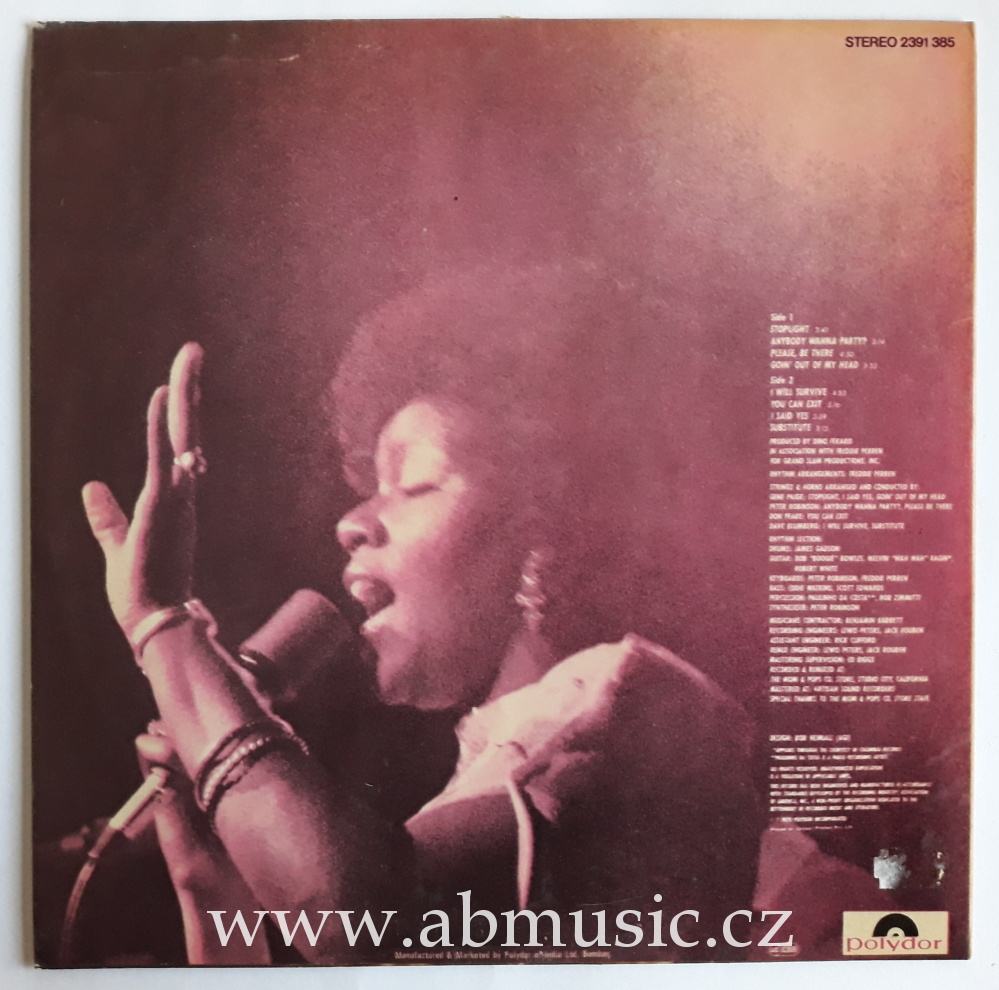 LP Gloria Gaynor - Love Tracks