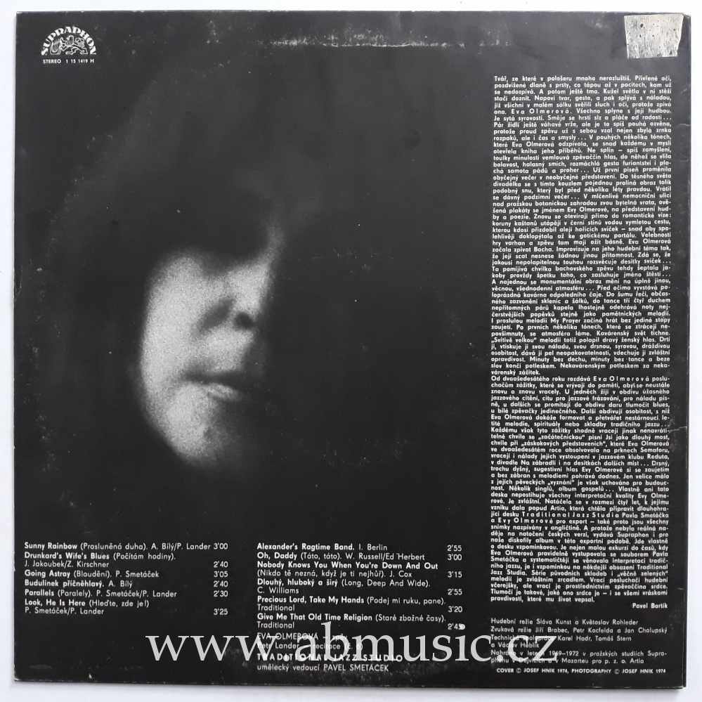 LP Eva Olmerová - Eva Olmerová 1974
