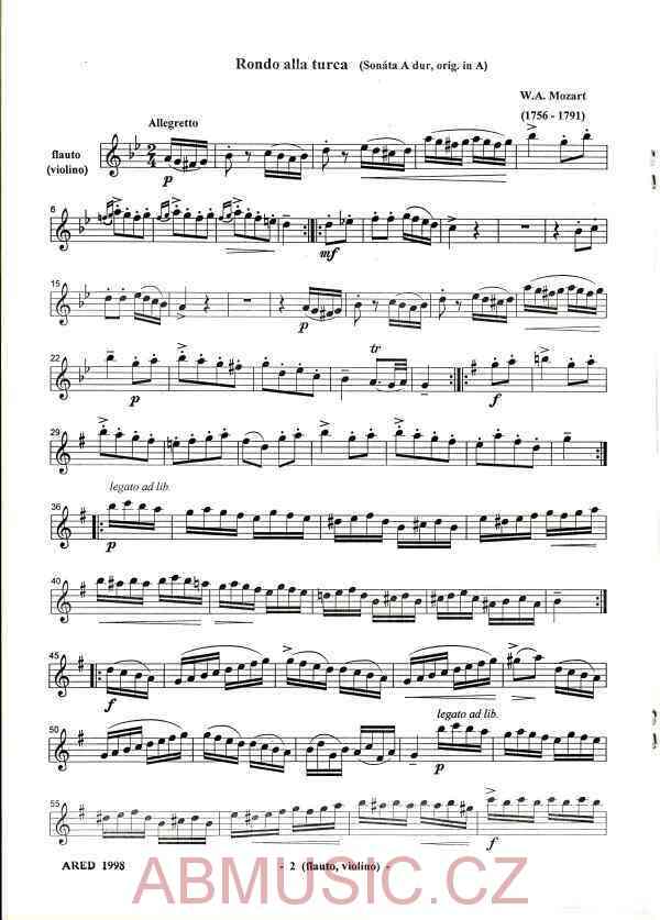 Mozart W.A. - Rondo alla turca-Turecký pochod 