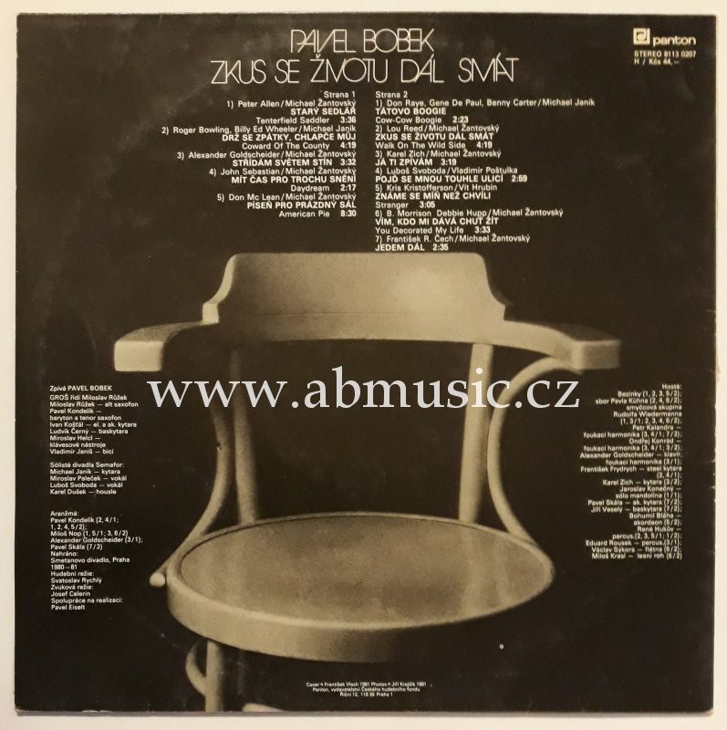 LP Pavel Bobek - Zkus se životu dál smát - vinyl