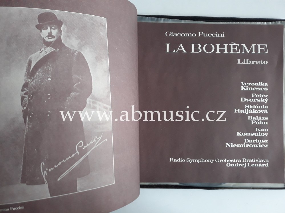2 LP Giacomo Puccini La Bohéme vinyl