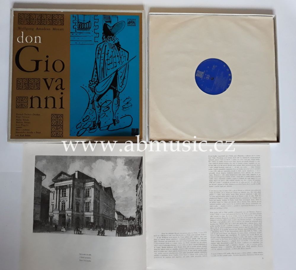 3 LP Wolfgang Amadeus Mozart - Don Giovanni