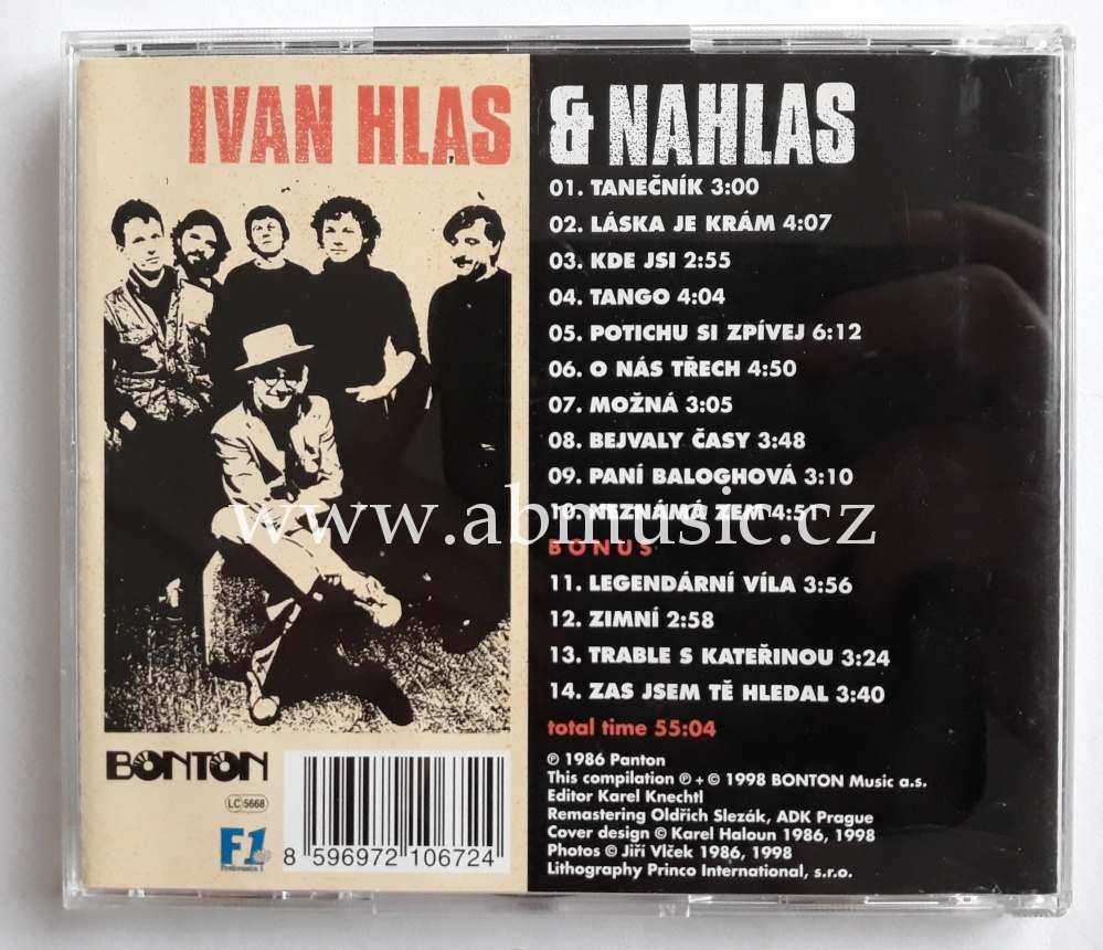 CD Ivan Hlas & Nahlas 1986, 1998