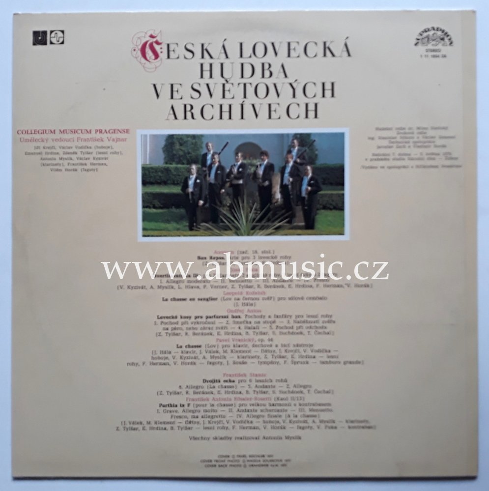 LP Česká lovecká hudba ve světových archívech