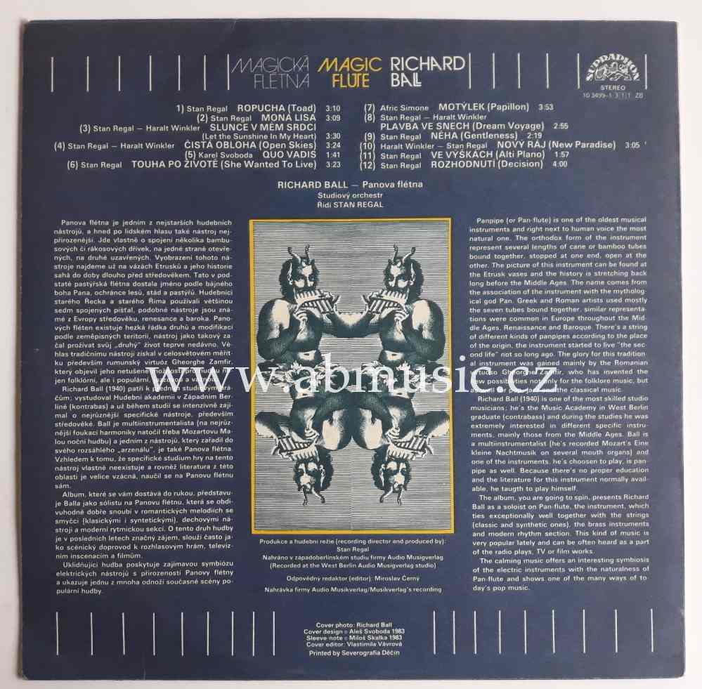 LP Magická flétna - Richard Ball - Magic Flute