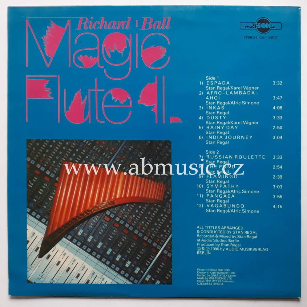 LP Magická flétna - Richard Ball - Magic Flute II.
