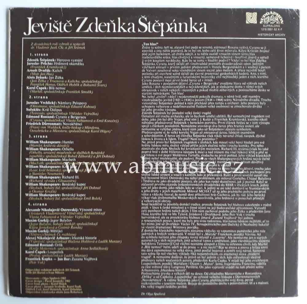 2 LP Jeviště Zdeňka Štěpánka - Zdeněk Štěpánek 